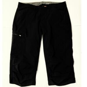 Women's Orvis Quick-Dry Cargo Capris, Black, Size 8